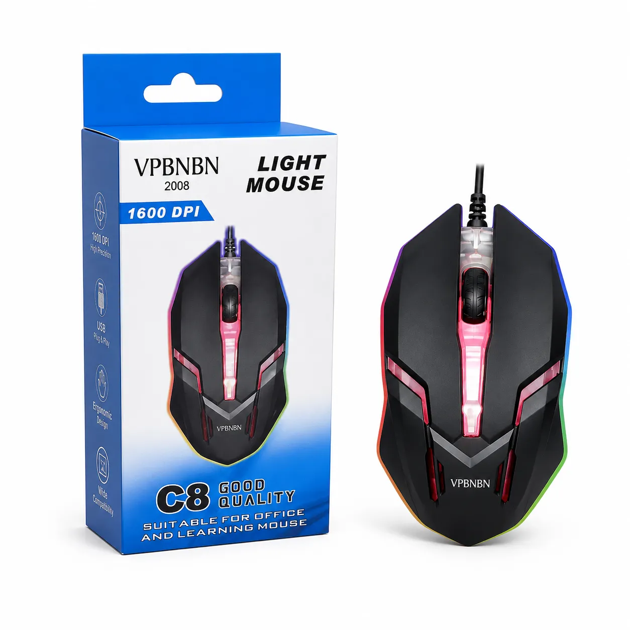 VPBNBN C8 Light Mouse