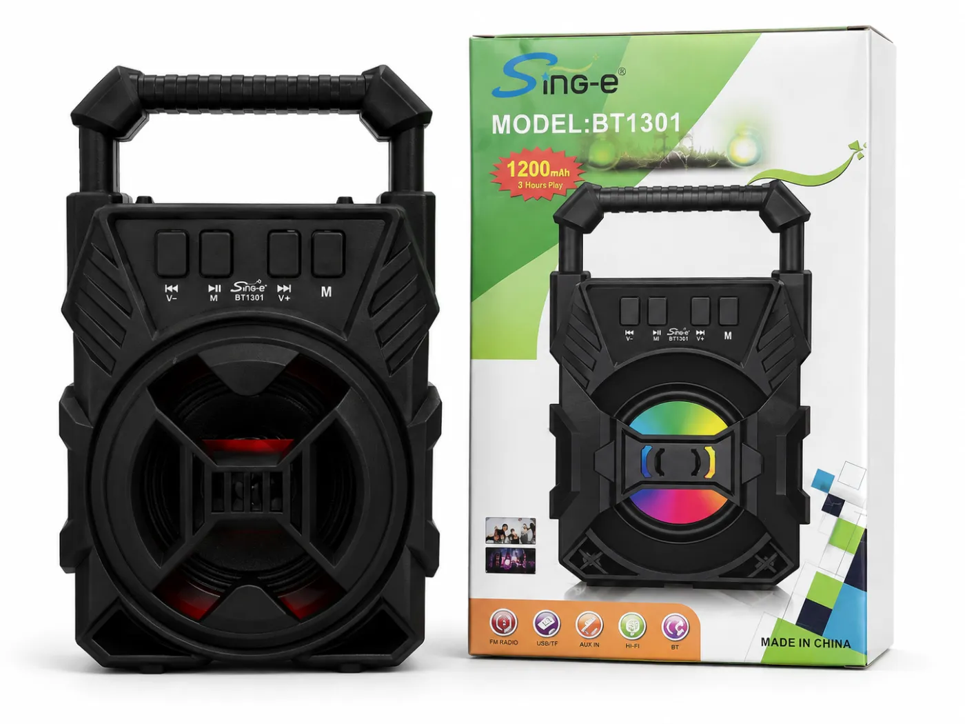 Sing-e BT1301 Portable Wireless Speaker)