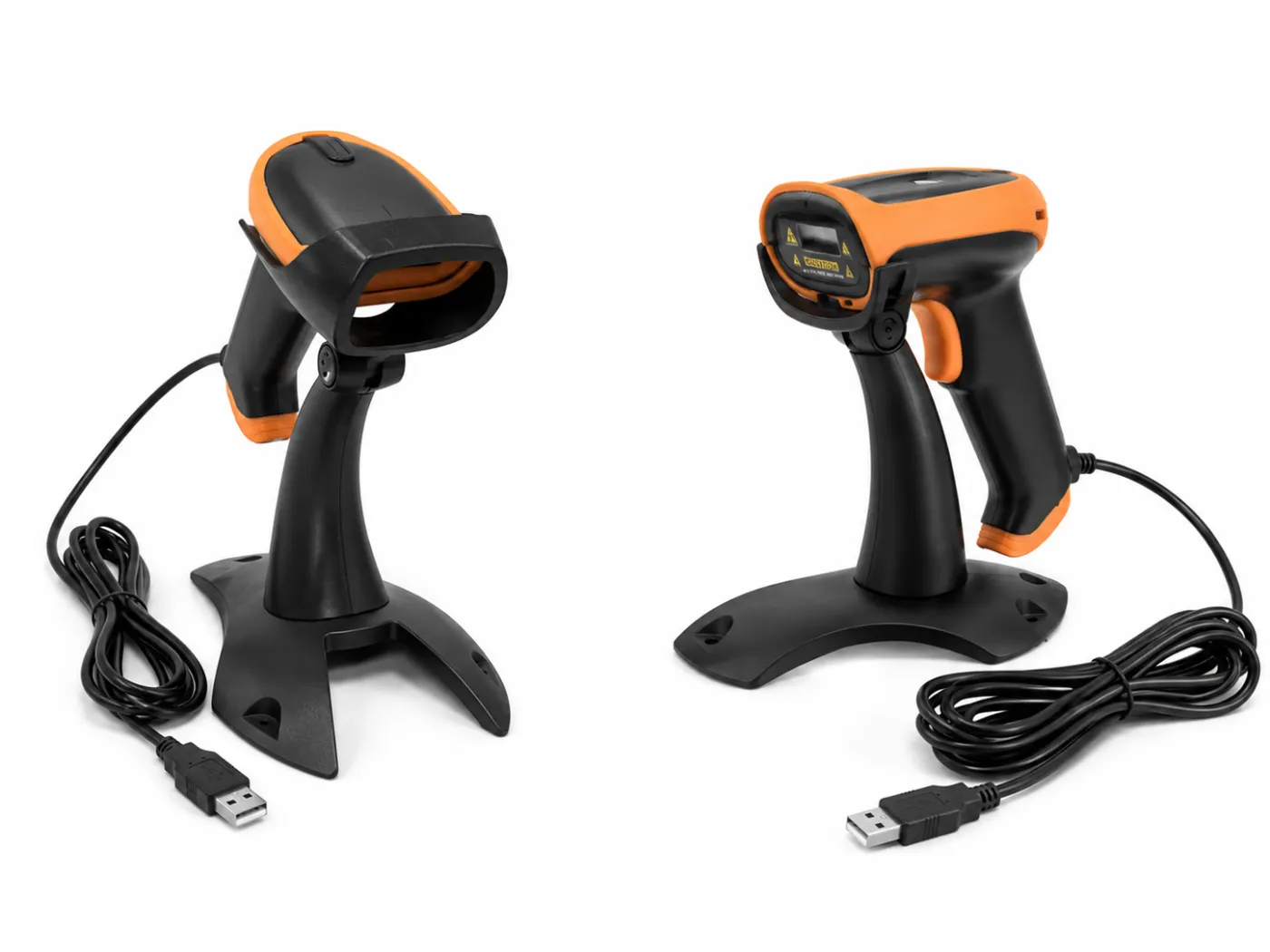 قارئ باركود سلكي مقاوم للصدمات مع حامل (Rugged Wired Barcode Scanner with Stand).