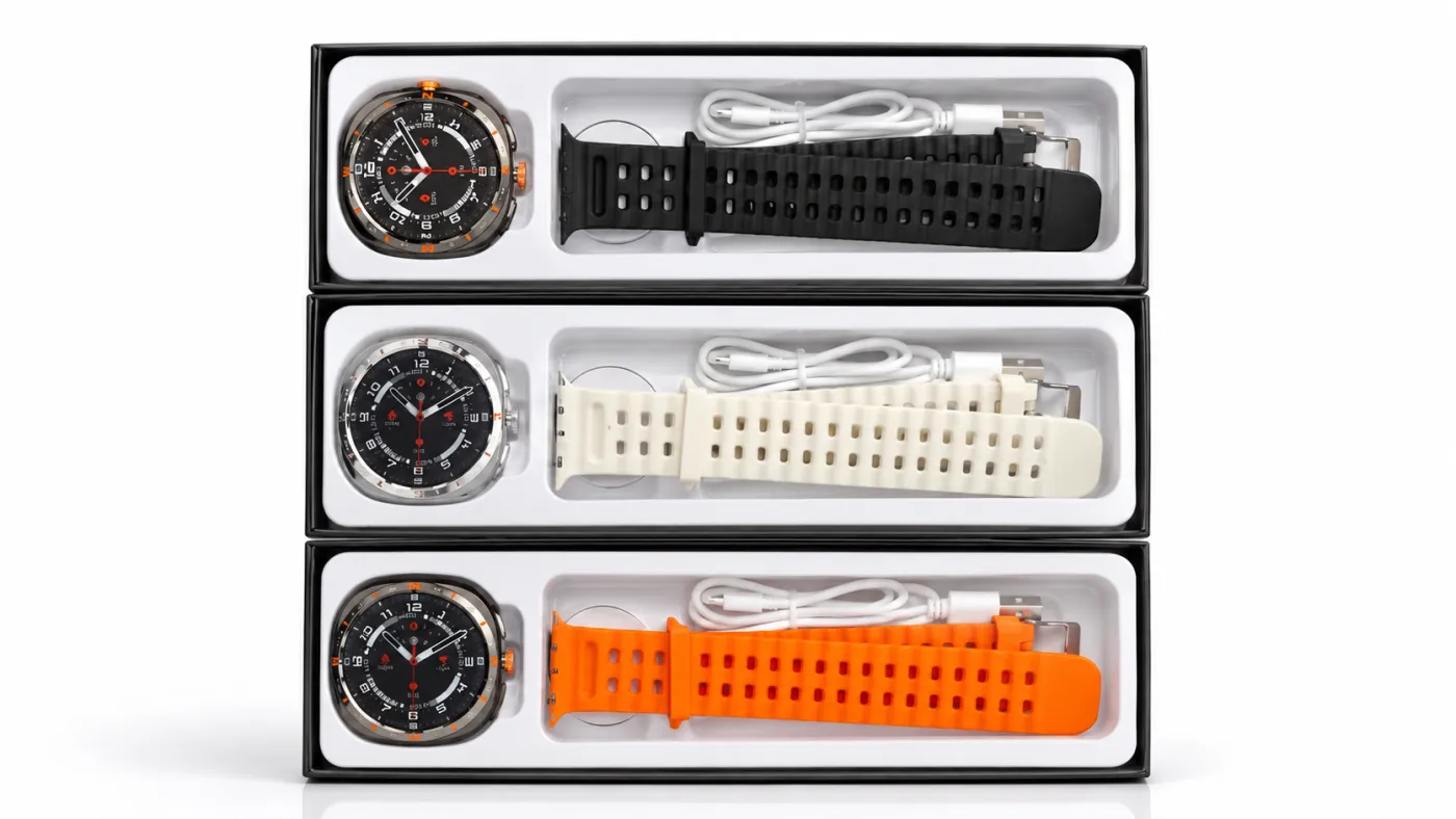 ساعة ذكية شبيهة بـ Galaxy Watch Ultra
