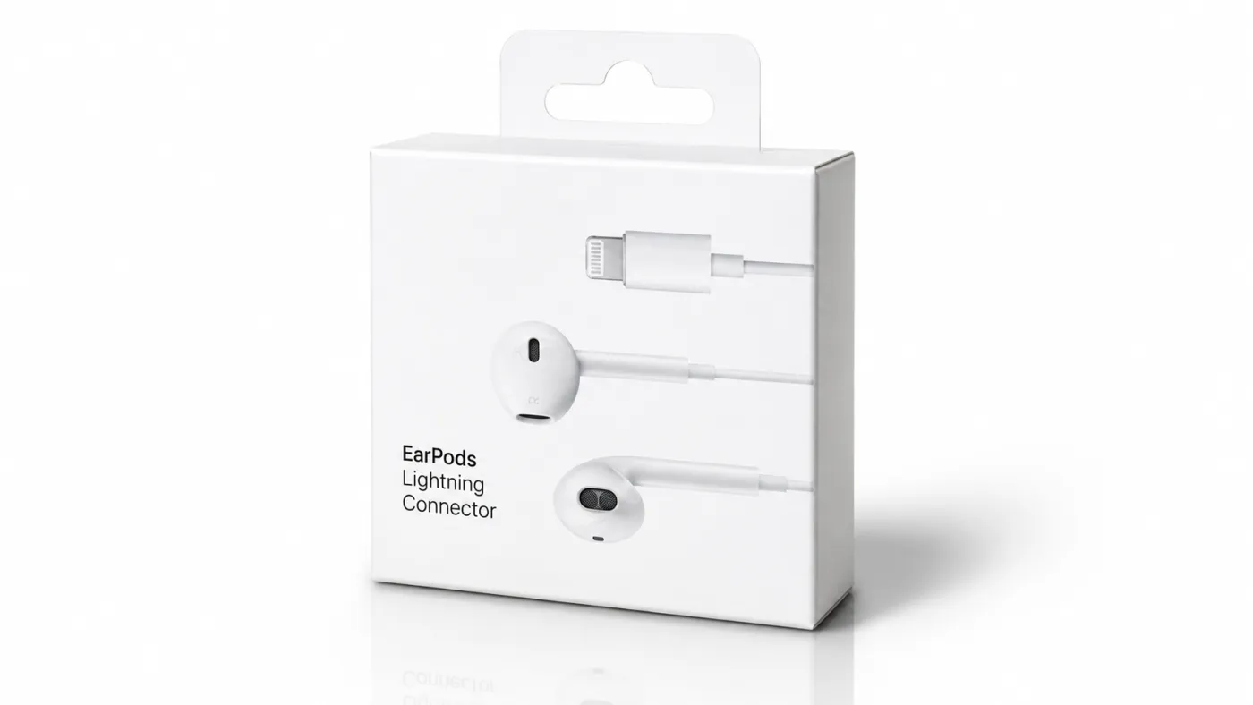 سماعات مع سلك Apple EarPods (Lightning Connector)