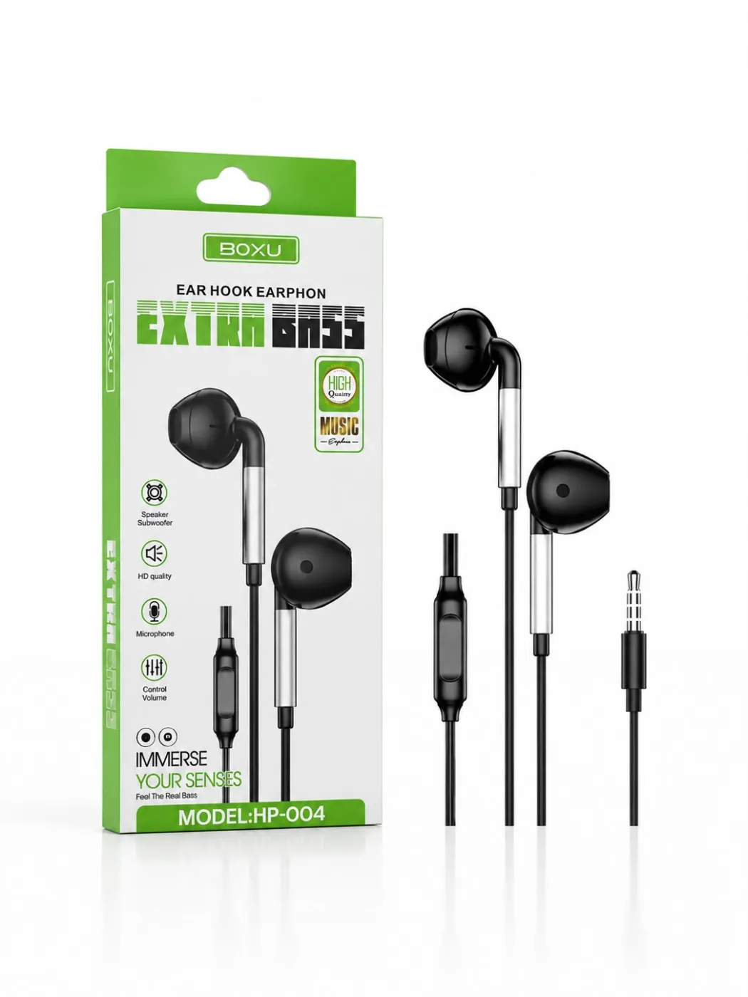 سماعات أذن سلكية BOXU HP-004 مع مايكروفون